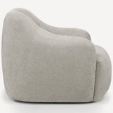 Orla Swivel Chair, Light Grey