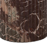 Oranda 42" Round Dining Table, Merlot Marble by Four Hands-Furniture - Dining-High Fashion Home