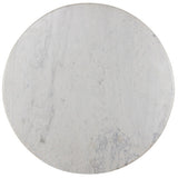 Oranda 60" Round Dining Table, White Marble by Four Hands-Furniture - Dining-High Fashion Home
