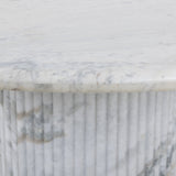 Oranda 60" Round Dining Table, White Marble by Four Hands-Furniture - Dining-High Fashion Home