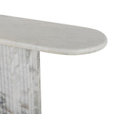 Oranda Console Table, White Marble by Four Hands-Furniture - Accent Tables-High Fashion Home