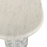 Oranda Console Table, White Marble by Four Hands-Furniture - Accent Tables-High Fashion Home