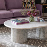 Oranda Coffee Table, White by Four Hands