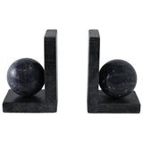 Orb Bookends, Black-Accessories-High Fashion Home
