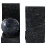 Orb Bookends, Black-Accessories-High Fashion Home