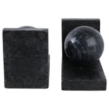 Orb Bookends, Black-Accessories-High Fashion Home