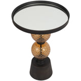 Orb Side Table, Gold