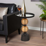 Orb Side Table, Gold