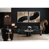 Orb Side Table, Gold
