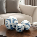 Orbs, Navy, Set of 3-Accessories-High Fashion Home