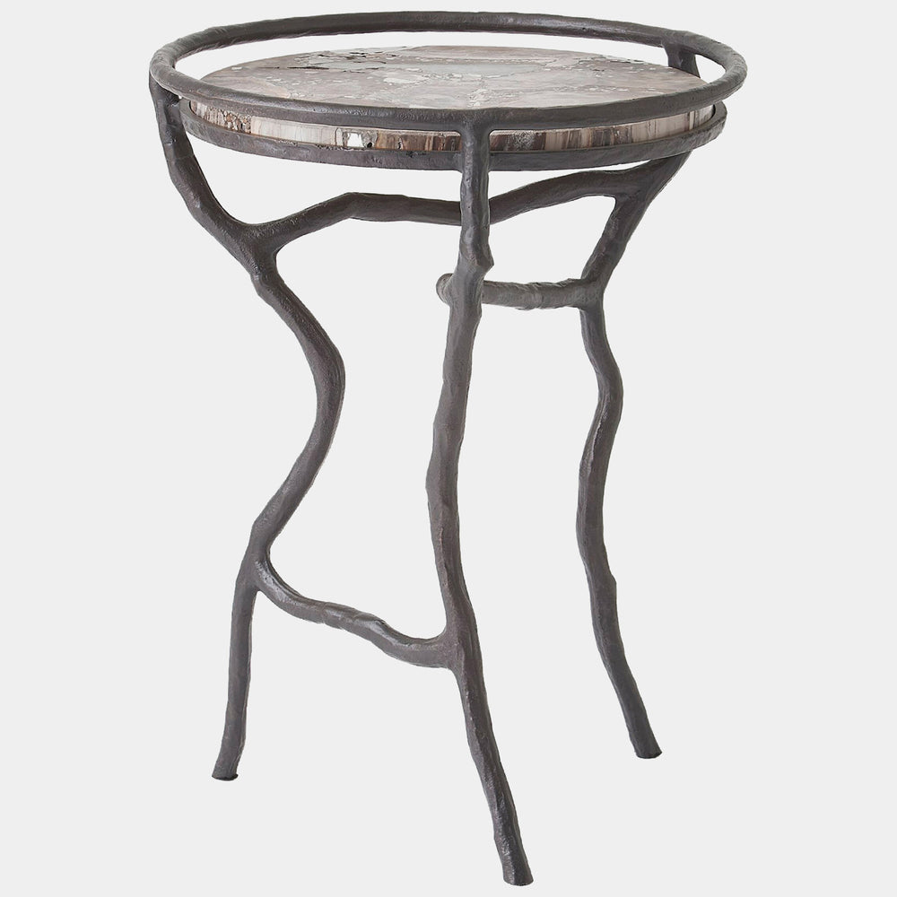 Organic Freeform Table, Bronze-Furniture - Benches-High Fashion Home