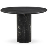 Oric Bistro Table, Black Marble by Four Hands-Furniture - Dining-High Fashion Home