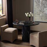 Oric Bistro Table, Black Marble by Four Hands-Furniture - Dining-High Fashion Home