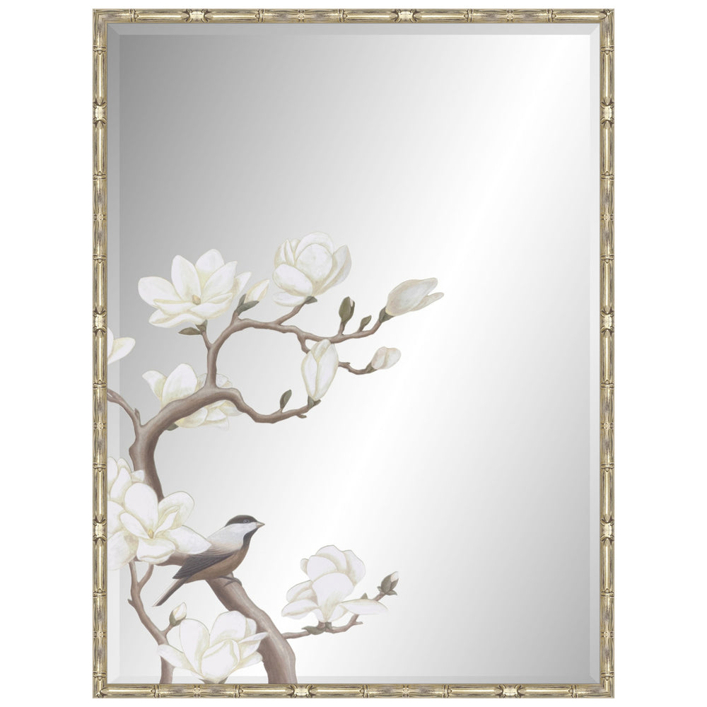 Oriental Magnolia II Mirror Framed-Accessories Artwork-High Fashion Home