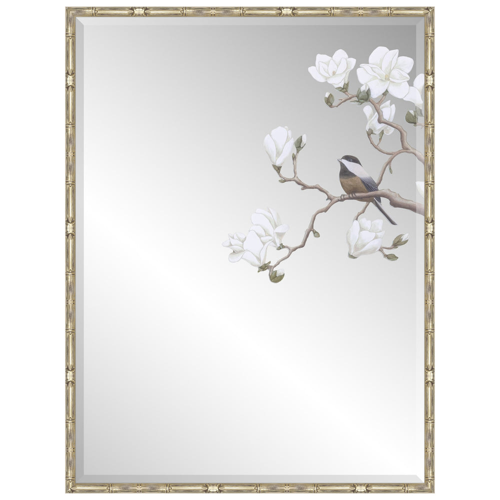 Oriental Magnolia I Mirror Framed-Accessories Artwork-High Fashion Home