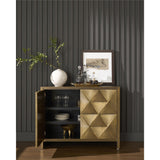 Origami Chest, Aged Gold