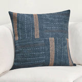Origin Pillow, Denim Blue-Accessories-High Fashion Home