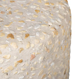 Orlan Outdoor End Table, Pure Terrazzo-High Fashion Home