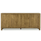 Orlando 4 Door Buffet, Light Brown-Furniture - Storage-High Fashion Home