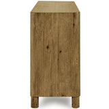 Orlando 4 Door Buffet, Light Brown-Furniture - Storage-High Fashion Home