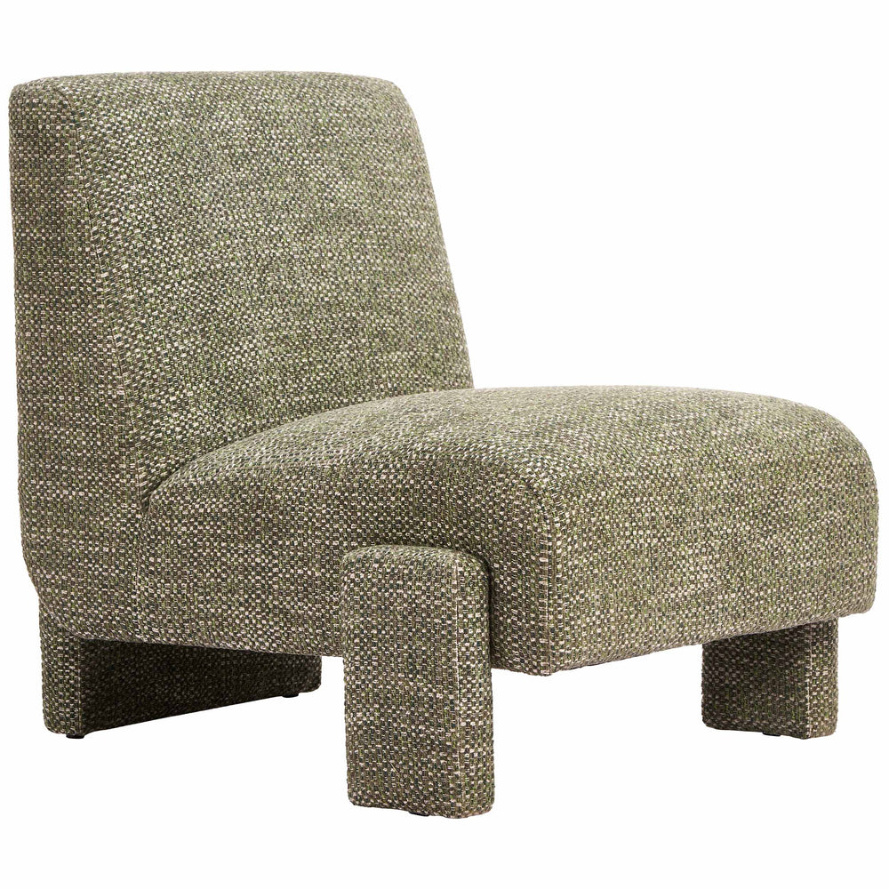 Orleen Accent Chair, Checker Green-Furniture - Chairs-High Fashion Home