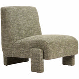 Orleen Accent Chair, Checker Green-Furniture - Chairs-High Fashion Home