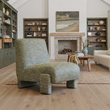 Orleen Accent Chair, Checker Green-Furniture - Chairs-High Fashion Home