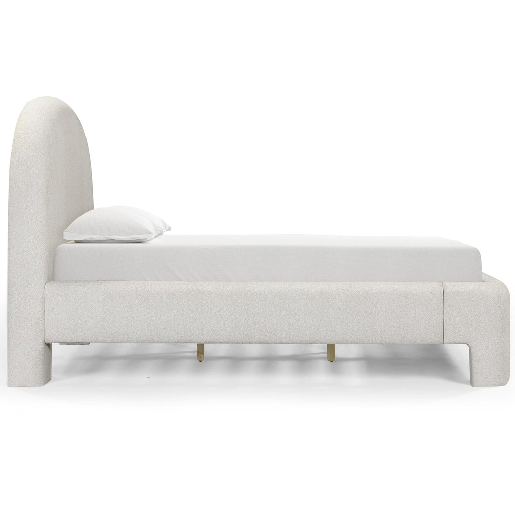 Orphea Boucle Bed, Off-White – High Fashion Home