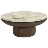 Orula Coffee Table, Macchiato-Furniture - Accent Tables-High Fashion Home