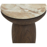 Orula End Table, Macchiato-Furniture - Accent Tables-High Fashion Home