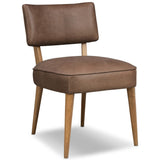 Orville Leather Dining Chair, Palermo Cigar, Set of 2-Furniture - Dining-High Fashion Home