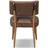 Orville Leather Dining Chair, Palermo Cigar, Set of 2-Furniture - Dining-High Fashion Home