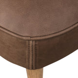 Orville Leather Dining Chair, Palermo Cigar, Set of 2-Furniture - Dining-High Fashion Home