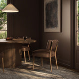 Orville Leather Dining Chair, Palermo Cigar, Set of 2-Furniture - Dining-High Fashion Home