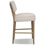Orville Stool, Cambric Ivory by Four Hands-Furniture - Dining-High Fashion Home