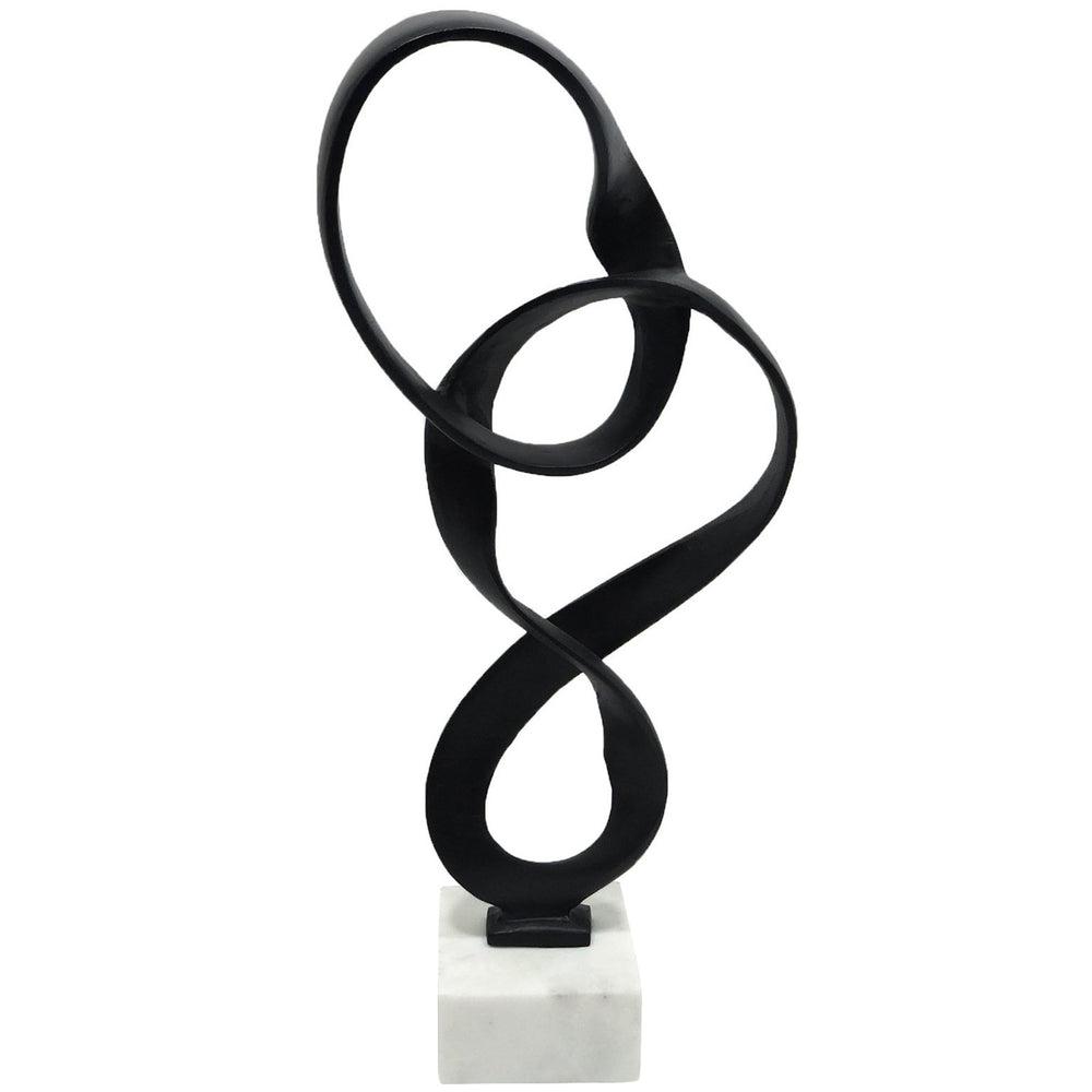 Osiris Decorative Sculpture, Black-Accessories-High Fashion Home