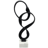 Osiris Decorative Sculpture, Black-Accessories-High Fashion Home