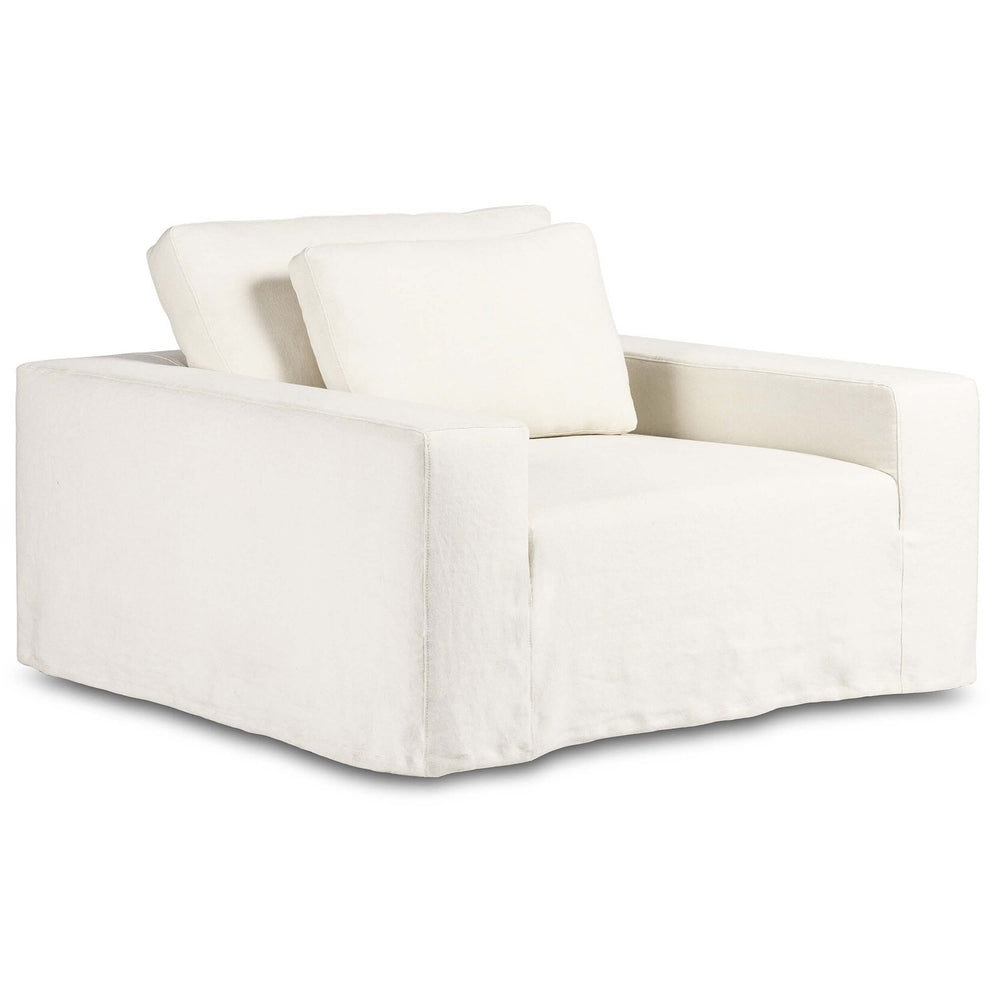 Ostend Outdoor Slipcover Chair, Bombay Flax-Furniture - Chairs-High Fashion Home