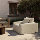 Ostend Outdoor Slipcover Chair, Bombay Flax-Furniture - Chairs-High Fashion Home
