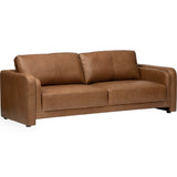 Otis Leather Sofa, Concord Taupe