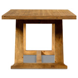 Otto 87" Dining Table, Honey Pine