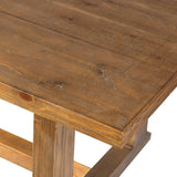 Otto 87" Dining Table, Honey Pine