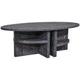 Oval Coffee Table, Gray