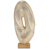 Oval Tabletop Decor, Gold-Accessories-High Fashion Home