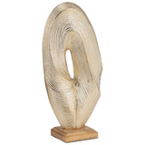 Oval Tabletop Decor, Gold-Accessories-High Fashion Home