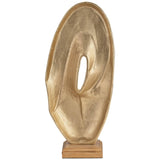 Oval Tabletop Decor, Gold-Accessories-High Fashion Home