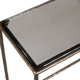 Ovard Console Table, Clear-Furniture - Accent Tables-High Fashion Home
