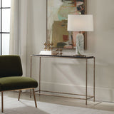 Ovard Console Table, Clear-Furniture - Accent Tables-High Fashion Home
