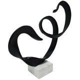 Ovidius Decortive Sculpture, Black-Accessories-High Fashion Home