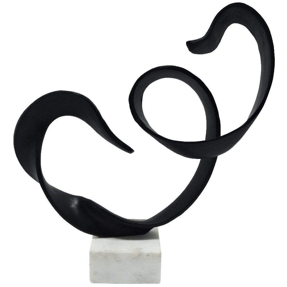 Ovidius Decortive Sculpture, Black-Accessories-High Fashion Home
